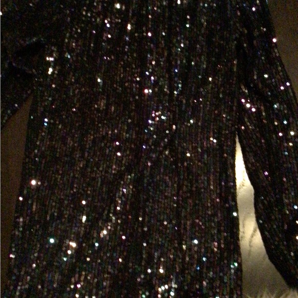 SALE Free People gold rush black sequin tee - Picture 6 of 7